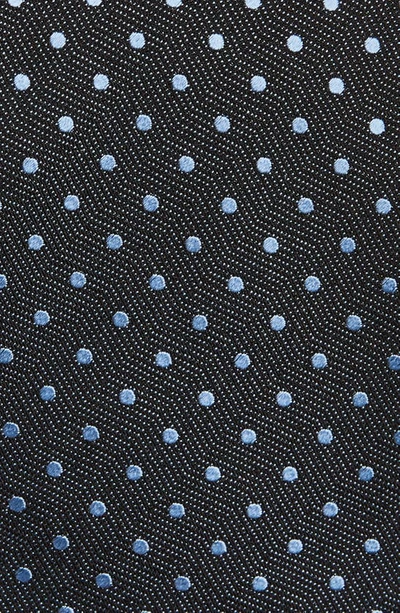 Shop Tom Ford Dobby Dot Silk Tie In Sky Blue