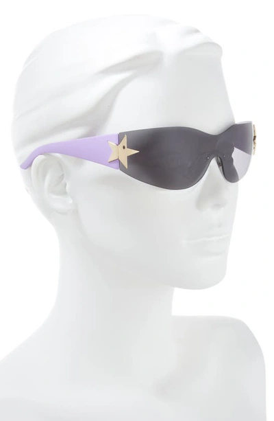 Shop Bp. Rimless Star Shield Sunglasses In Black- Purple