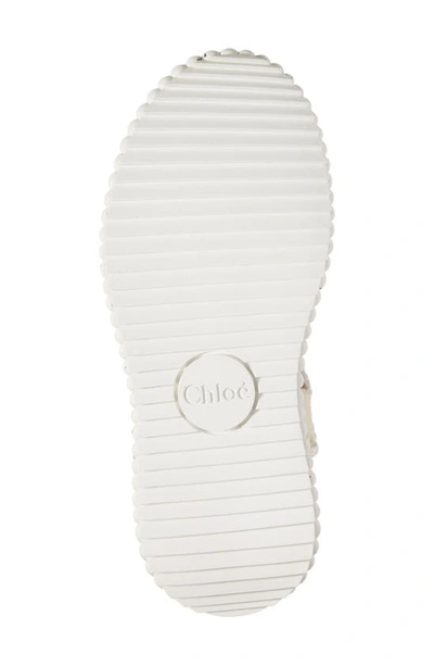 Chloé Nama Sandals In White