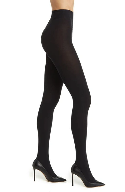 Shop Oroblu All Colors 120 Opaque Tights In Black