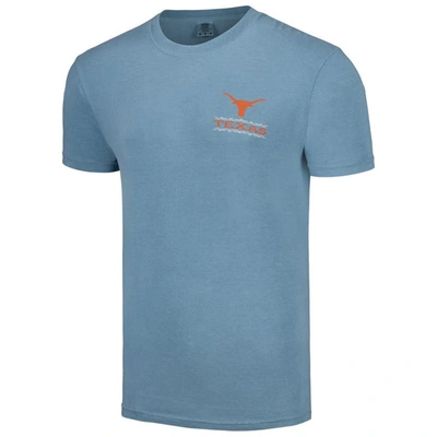 Shop Image One Light Blue Texas Longhorns State Scenery Comfort Colors T-shirt