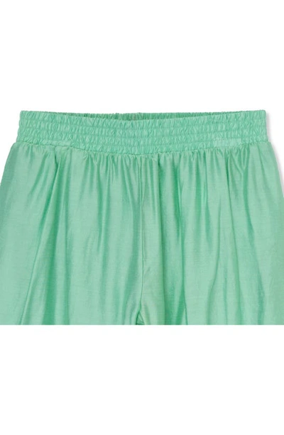 Shop Peek Aren't You Curious Kids' Disty Schiffli Embroidered Top & Pants Set In Green
