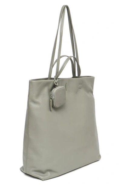 Shop Thacker Liz Nappa Leather Tote Bag In Sage
