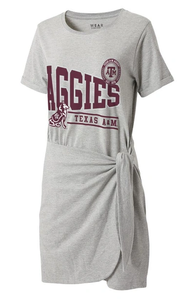 Shop Wear By Erin Andrews University Knot T-shirt Dress In Texas A&m University