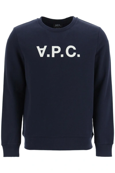 Shop Apc A.p.c. Flock V.p.c. Logo Sweatshirt