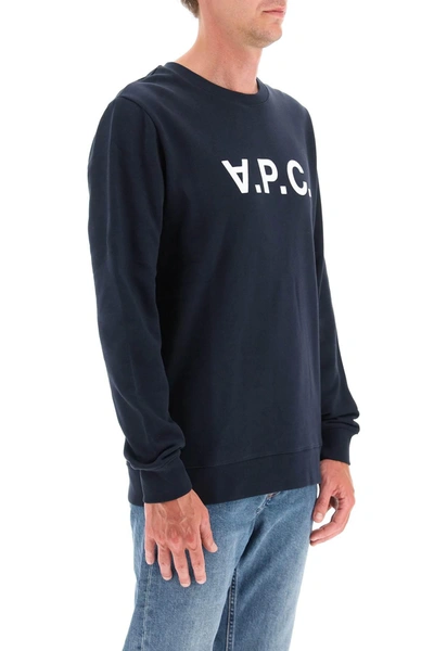 Shop A.p.c. Flock V.p.c. Logo Sweatshirt