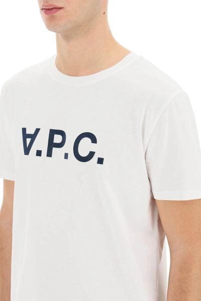 Shop A.p.c. Flocked V.p.c. Logo T Shirt