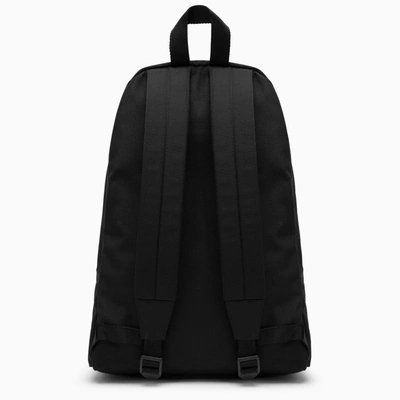 Shop Balenciaga Black Recycled Nylon Explorer Backpack With Logos