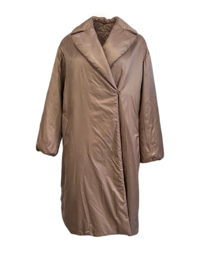 Max Mara Women's 'the Cube' Greenco Beige Cameluxe Long Coat In Beige