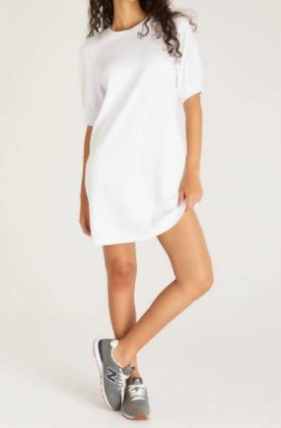 Shop Z Supply Gigi Terry Mini Dress In White