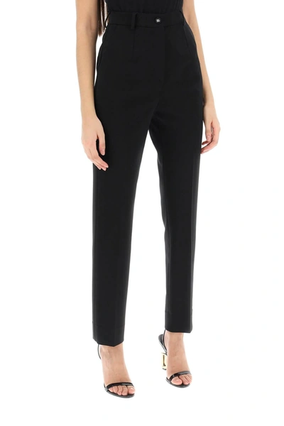 Shop Dolce & Gabbana Milano Stitch Cigarette Pants