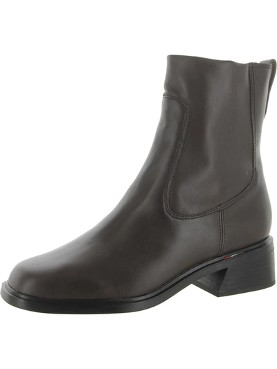Franco Sarto Gracelyn Womens Leather Square Toe Ankle Boots In Multi