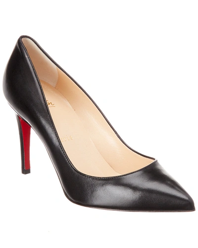 Shop Christian Louboutin Pigalle 85 Leather Pump, 36.5 In Black