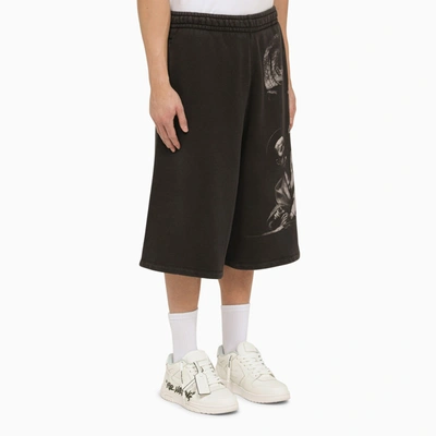 Shop Off-white Off White™ Black Bermuda Shorts S.matthew