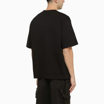 Shop Off-white Off White™ Black Skate T Shirt With Off Logo