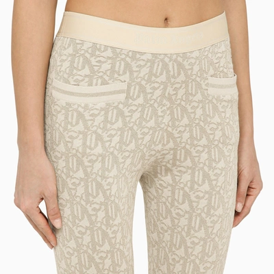 Shop Palm Angels Viscose Trousers With Logo