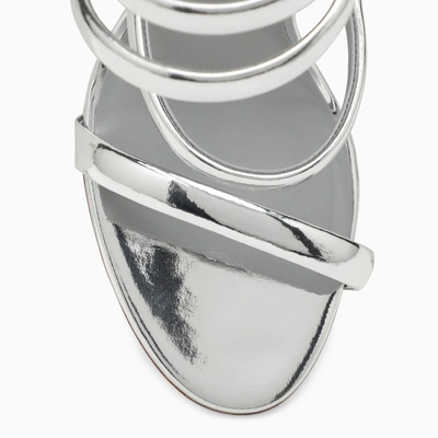 Shop René Caovilla Cleo 105 Silver Sandal