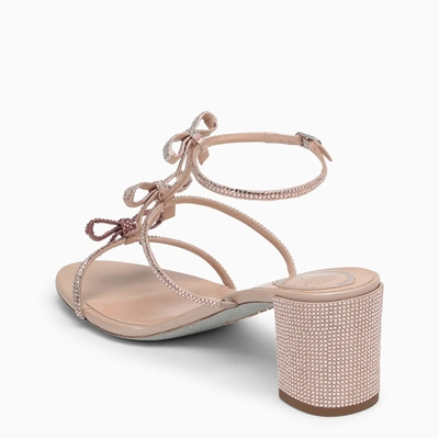 Shop René Caovilla Pink Sandal With Bows