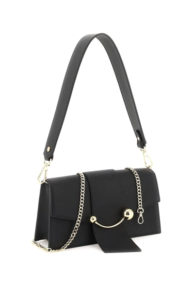 Shop Strathberry 'mini Crescent' Leather Bag