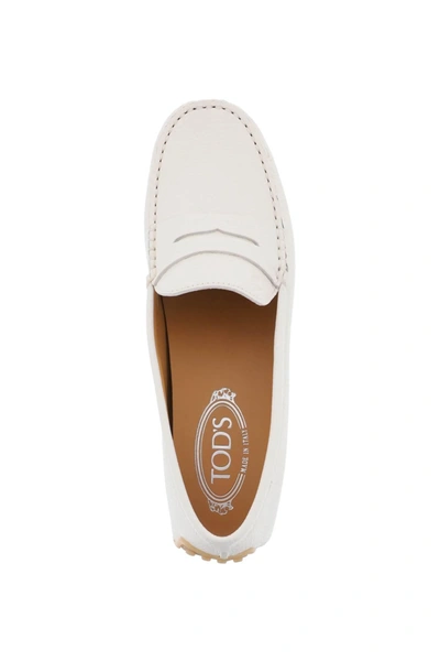 Shop Tod's City Gommino Leather Loafers