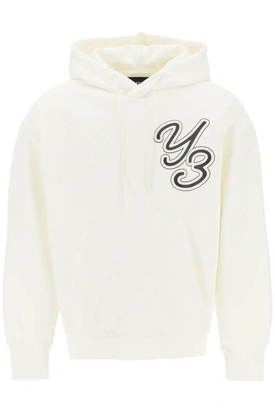 Shop Y-3 Y 3 Hoodie With Logo Print