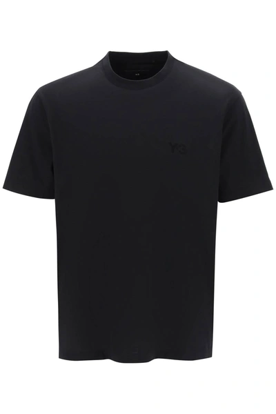 Shop Y-3 Y 3 T Shirt With Tonal Logo