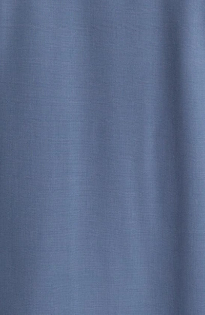 Hugo Boss Hanry Wool Blend Jacket In Open Blue