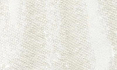 Mango Sequin Shorts In Off White