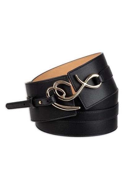 Sam Edelman Corset Belt In Black