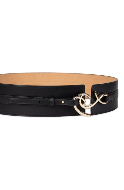 Shop Sam Edelman Corset Belt In Black