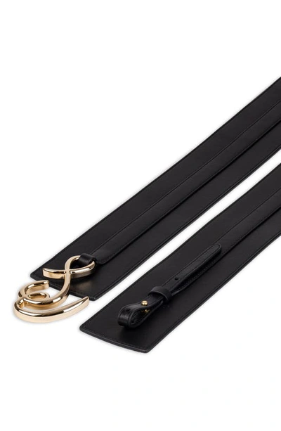 Sam Edelman Corset Belt In Black