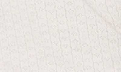 Edikted Pointelle Shorts In White