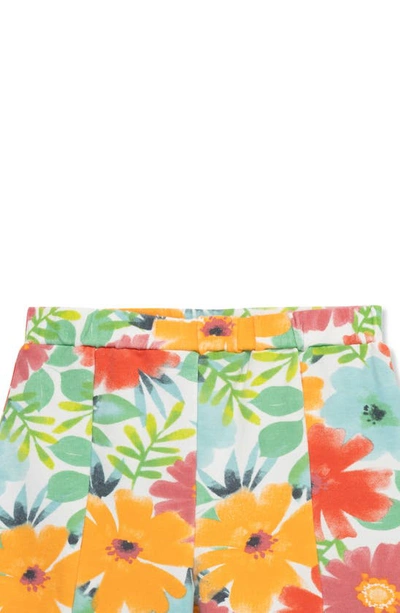 Shop Peek Aren't You Curious Kids' Floral Knit Top & Pants Set In Print