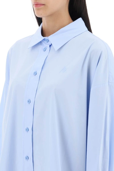 Shop Attico Diana Oversized Cotton Shirt