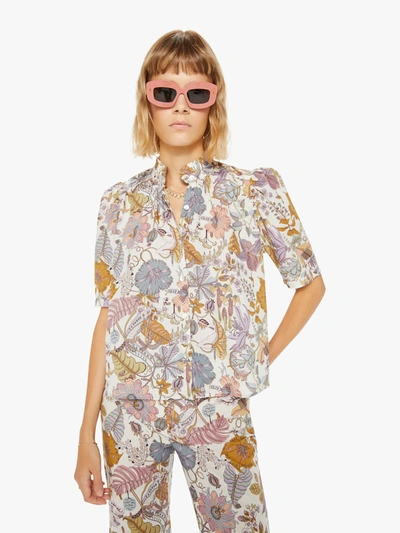 Shop Alix Of Bohemia Winnie Shirt Lavender Eden In Multi - Size X-large