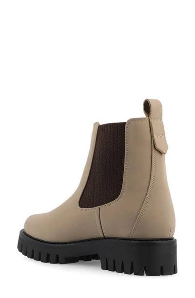 Shop Journee Collection Alara Bootie In Taupe