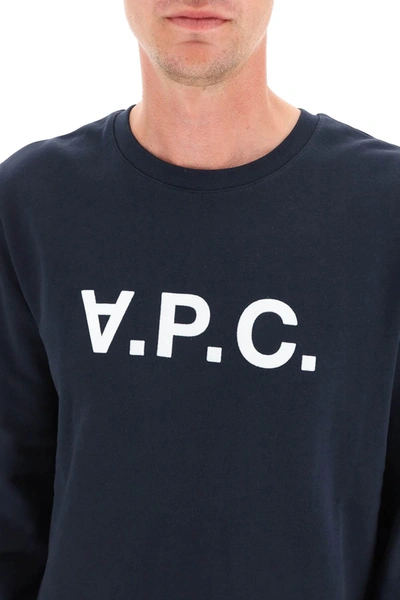 Shop A.p.c. Flock V.p.c. Logo Sweatshirt