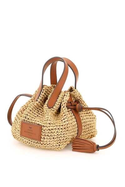 Shop Anya Hindmarch Raffia Handbag