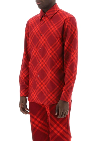 Shop Burberry Flannel Check Shirt