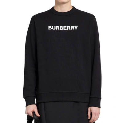 Shop Burberry Logo Cotton Sweatshirt