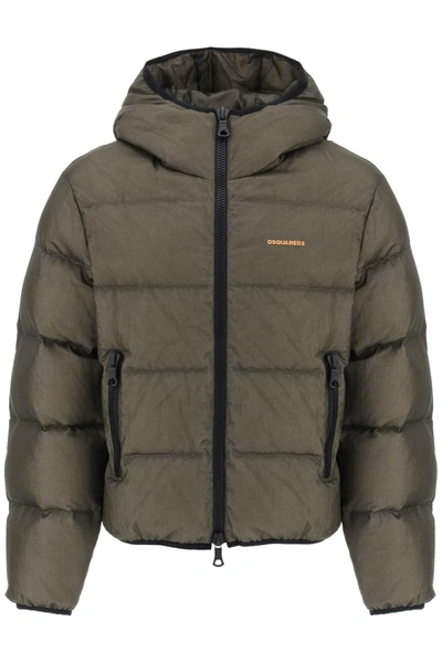 Shop Dsquared2 Ripstop Puffer Jacket