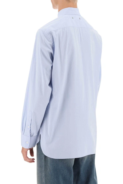 Shop Golden Goose Alvise Shirt With Embroidered Pocket