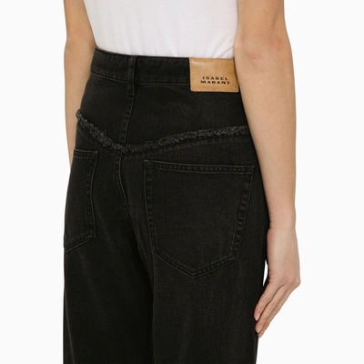 Shop Isabel Marant Black Cotton Denim Jeans