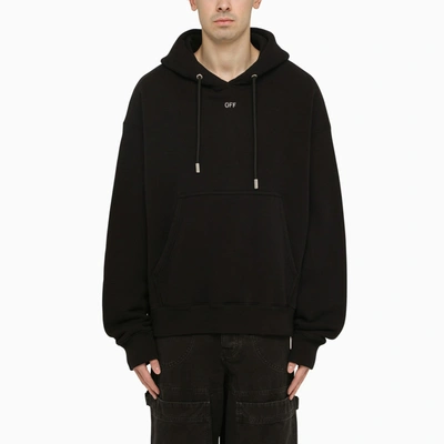 Shop Off-white Off White™ Black Skate Hoodie With Off Logo