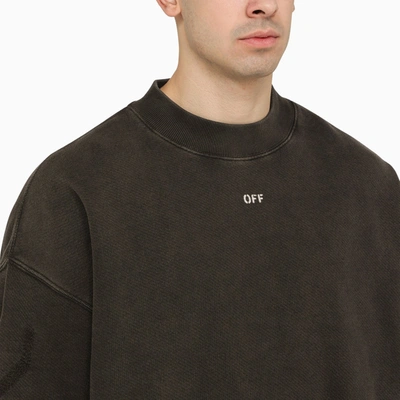 Shop Off-white Off White™ Black Skate S.matthew Sweatshirt