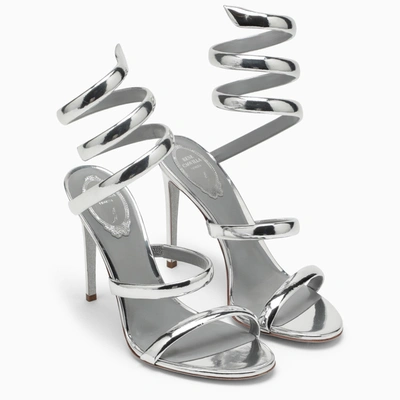 Shop René Caovilla Cleo 105 Silver Sandal