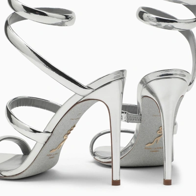 Shop René Caovilla Cleo 105 Silver Sandal