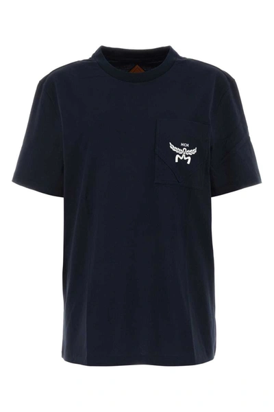 Shop Mcm T-shirt In Blue