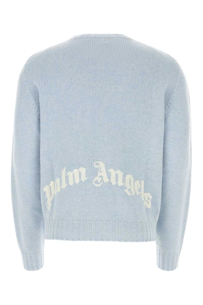 Shop Palm Angels Knitwear In Blue