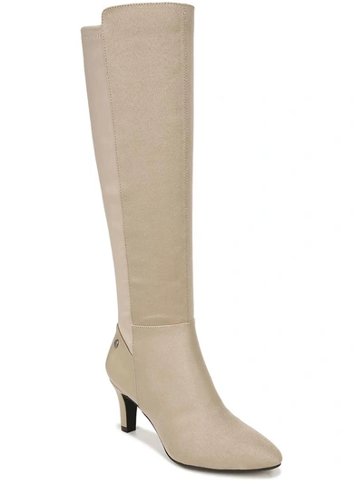 Shop Lifestride Gracie Womens Faux Suede Heels Knee-high Boots In Multi